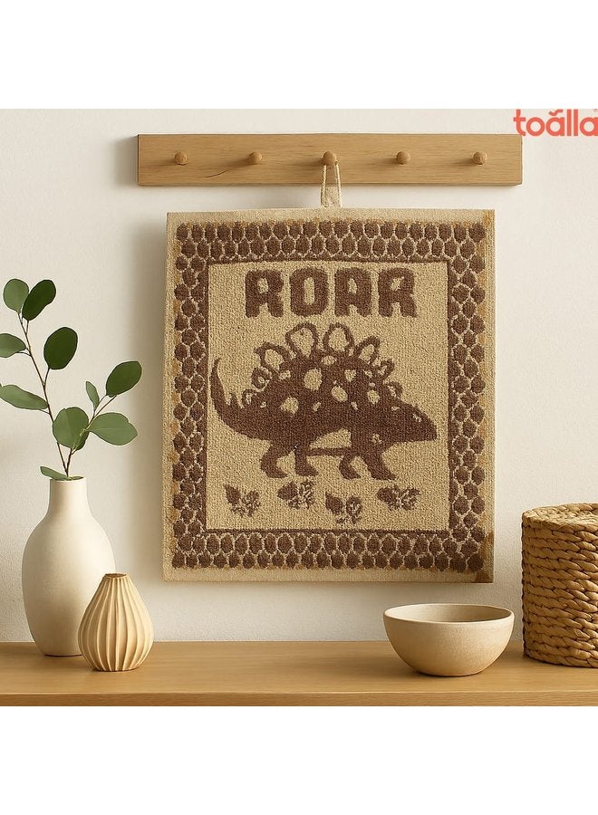 toãlla Face Towel  Brown Cotton 30*30 - Image 3