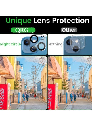 2 in 1 For IPhone 13 privacy screen protector& Camera Protection - High transparency full coverage security protector - view 4