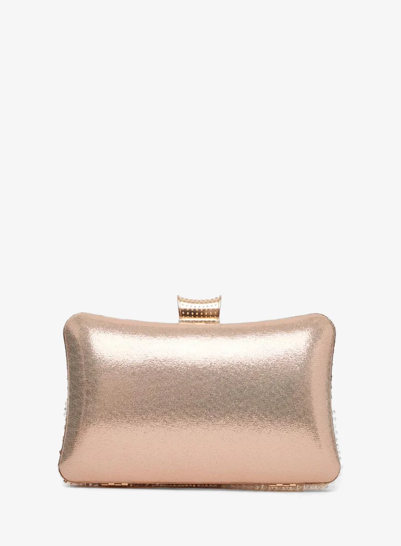 Styli Beaded And Sequined Clutch