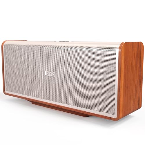 DOSS SoundBox Ultra Bluetooth Speaker with 21 Channel Audio 80W Superior Sound with Deep Bass Two DSP Technologies 18H Playtime BT 53 Wireless for Home Office LivingroomGold - Image 1
