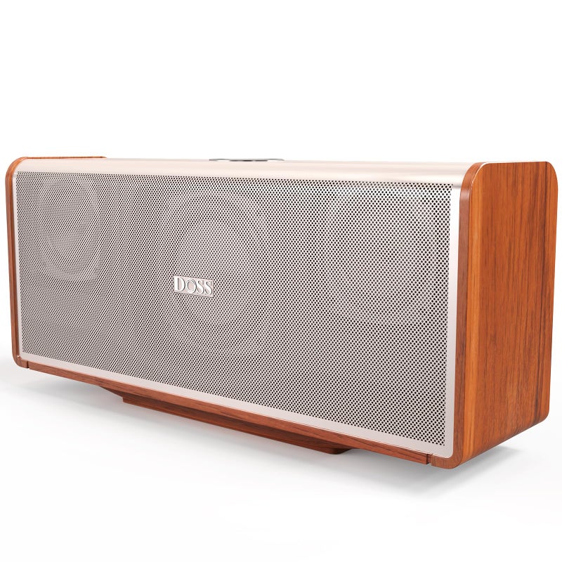 DOSS SoundBox Ultra Bluetooth Speaker with 21 Channel Audio 80W Superior Sound with Deep Bass Two DSP Technologies 18H Playtime BT 53 Wireless for Home Office LivingroomGold - Image 2