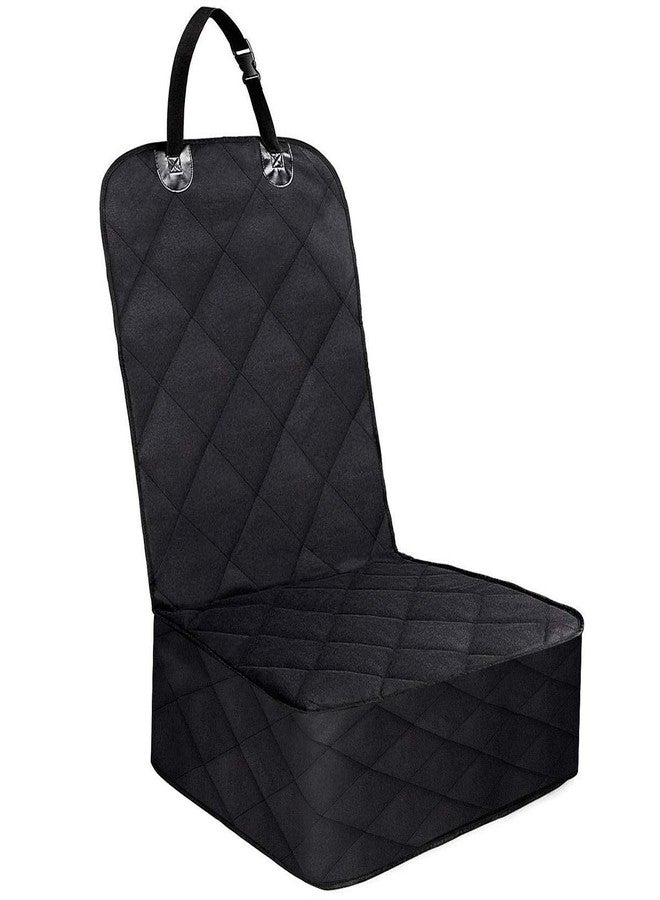 Goplus Pet Seat Cover Dog Car Seat Cover Waterproof Nonslip Rubber Backing w/Anchor, Black (Front Seat) - Image 5