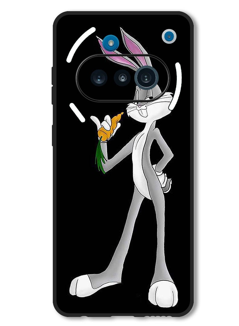 Theodor Case Compatible with Nothing Phone 3a Protection Shockproof Bumper Cover Rabbit - Image 1