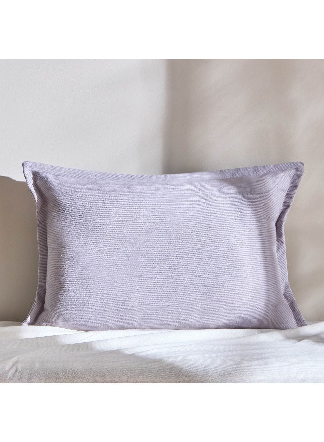 Home Box Atlanta Ezra Rib Solid Filled Cushion 60 x 40 cm - Image 1