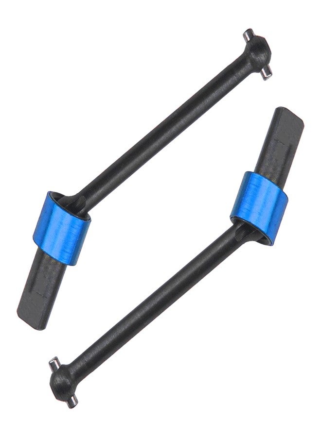 Vgoohobby Aluminum Alloy Front & Rear Driveshaft & Hex Wheel Hub Set Replacement of 7650 7669 Compatible with Traxxas 1/18 LaTrax Teton Desert Prerunner 4WD RC Car (Blue) - Image 2