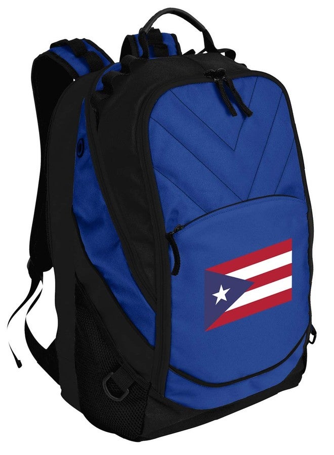Broad Bay Puerto Rico Backpack Puerto Rico Flag Bag w/Laptop Section - Image 1