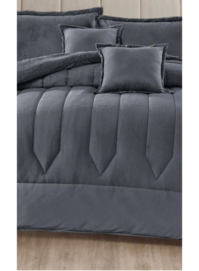 مارك مفرش نفرين ذو طابع وجهين فخم ملكي من خامه المايكروفايبر - Image 3