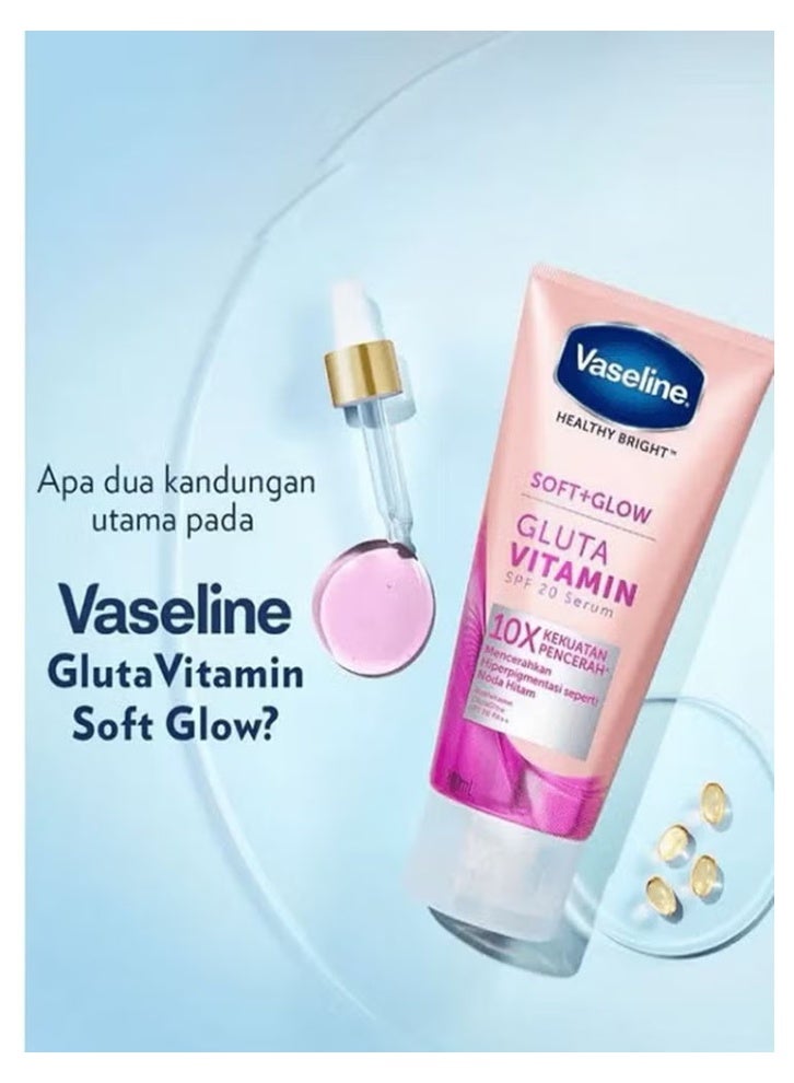 Vaseline Soft Glow Body Serum SPF 20 Niacinamide 180ml - Image 2