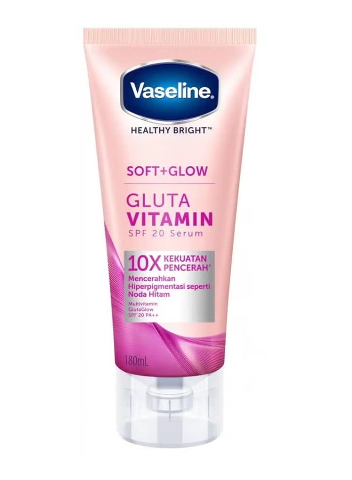 Vaseline Soft Glow Body Serum SPF 20 Niacinamide 180ml - Image 3