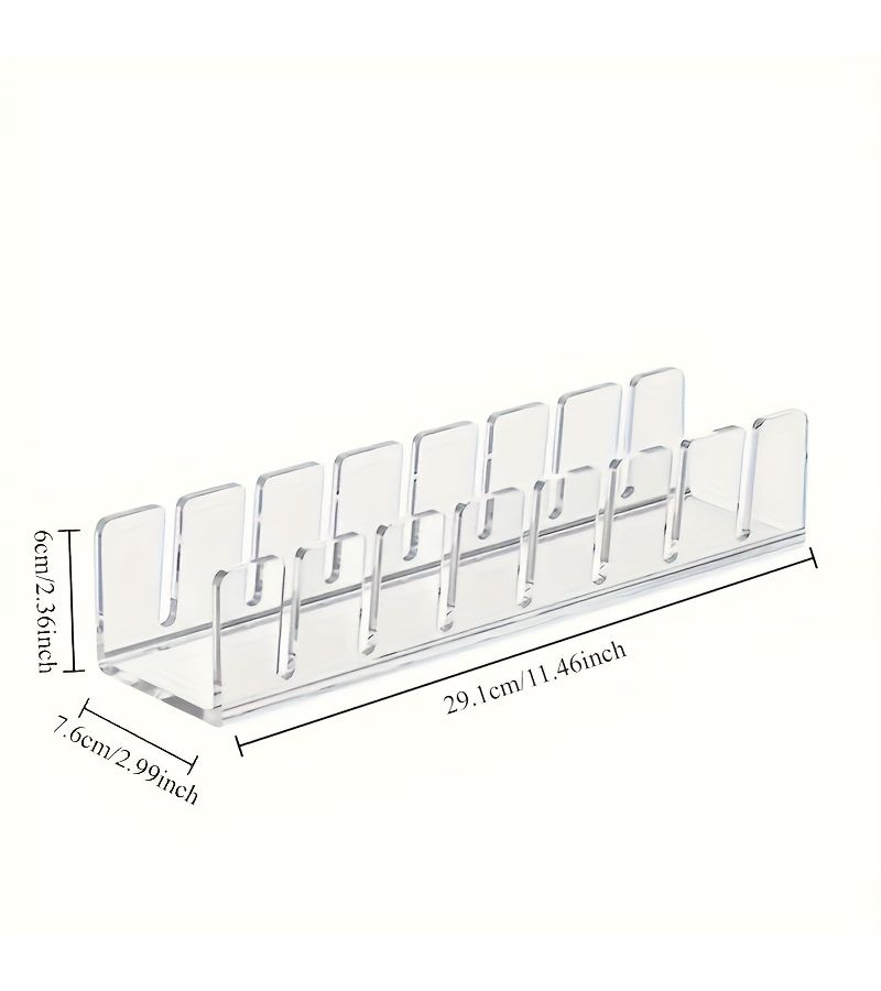 1pc Baseball Cap Display Rack Black Plastic Convenient Hat Display Accessories Durable Closet Drawer Hook Multi Slot Storage Solution No Installation Upright Rack Essential For Retail Display Modern Accessory Stand - Image 3