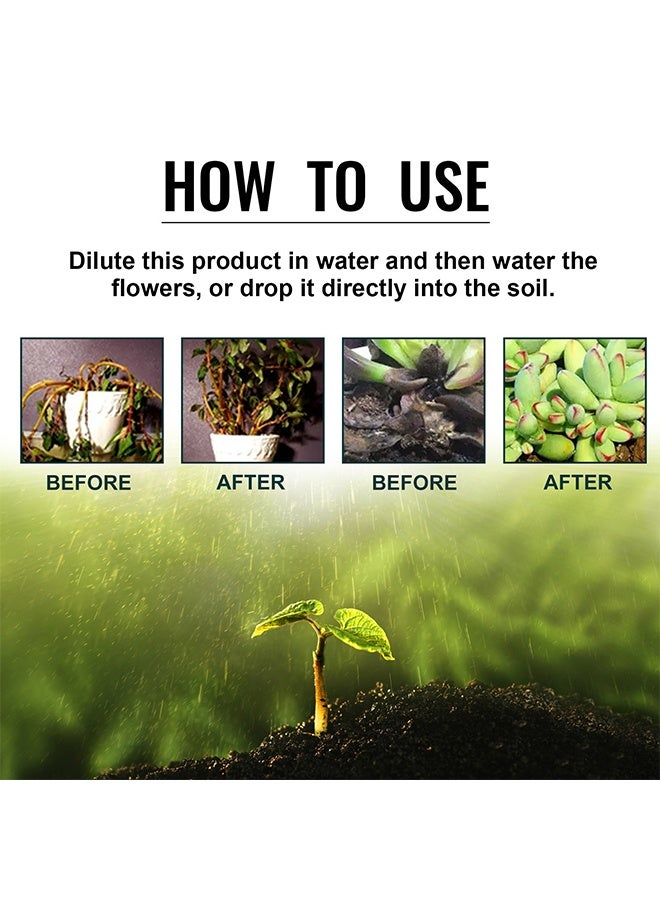 مونسبري محلول سائل لتنشيط النبات 50 مل - محسن لقيامة النبات ونموه ، سماد سائل للشتلات ، هرمونات تجذير للعقل ، مكمل غذائي لنمو النبات - Image 3