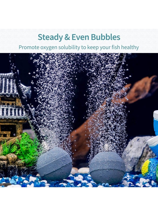 Pawfly Aquarium Air Stone Ball 2 Inch, Airstones for Aquarium Fish Tank Bucket Hydroponics Pond and DWC Reservoir, 4 Pack - Image 2