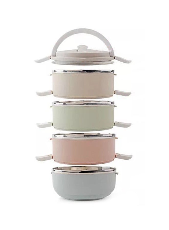Thermal Lunch Box Beige/Green/Blue - Image 5