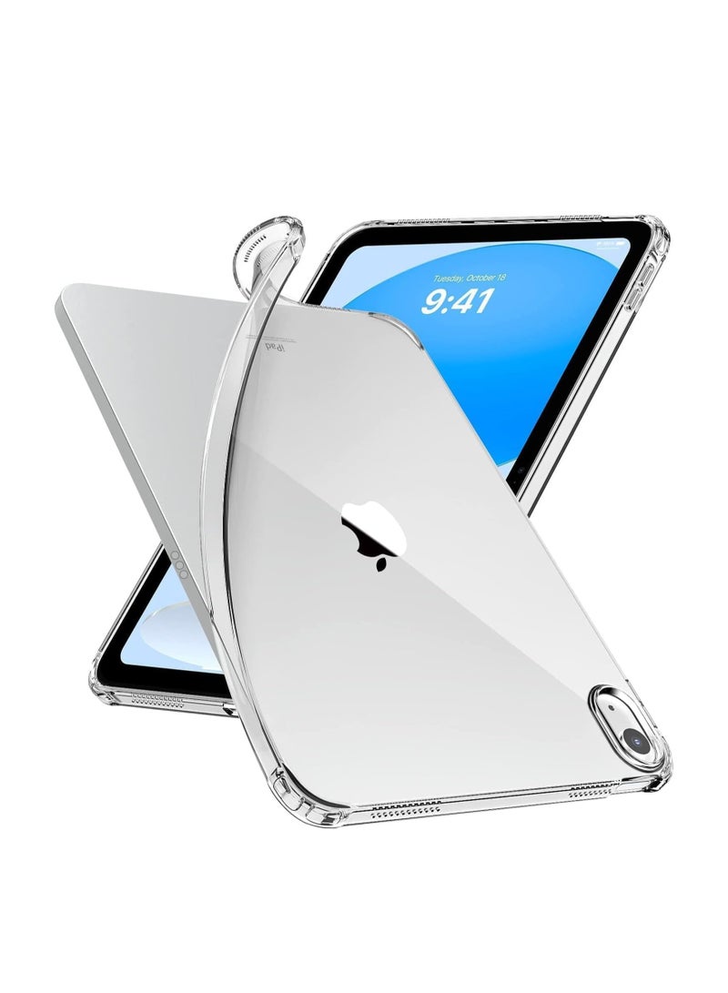 DUSALA New iPad 10th Generation Case Clear, iPad 10 Case 2022 (10.9 inch), Slim & Light Weight TPU Protective Clear iPad Case with Raised Edge and Transparent Back, Transparent - Image 5