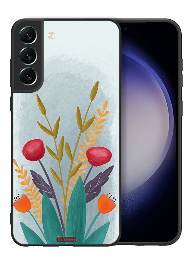 Tolwak Samsung Galaxy S21 Plus 5G Protective Case Cover Plants Drawing Art - Image 2