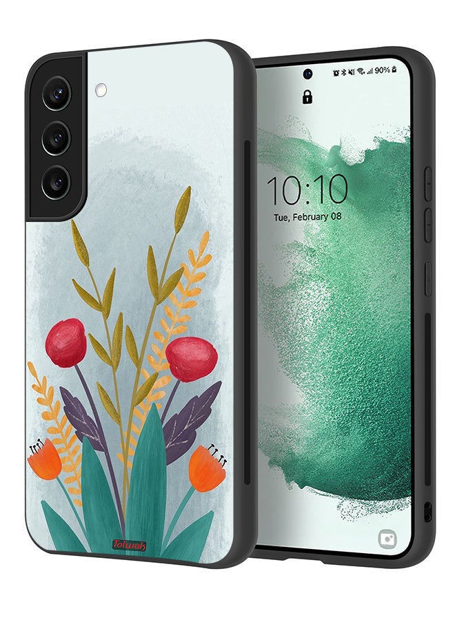 Tolwak Samsung Galaxy S21 Plus 5G Protective Case Cover Plants Drawing Art - Image 1