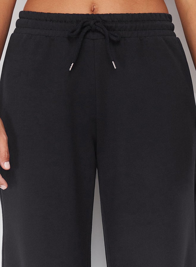 trendyol Dark Anthracite Wide Leg Thin Knitted Sports Sweatpants TWOAW22EA0053  - Image 4