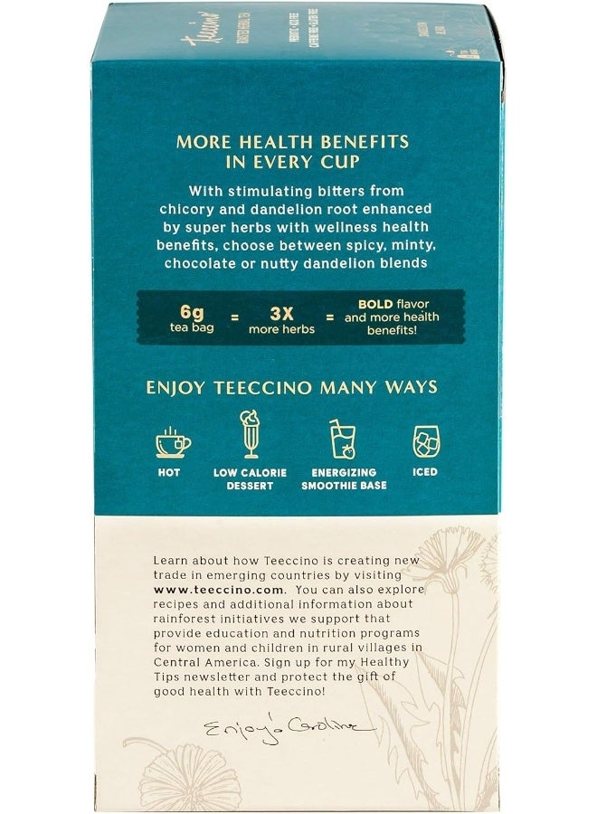 Teeccino Dandelion Mocha Herbal Tea Bags - Image 3