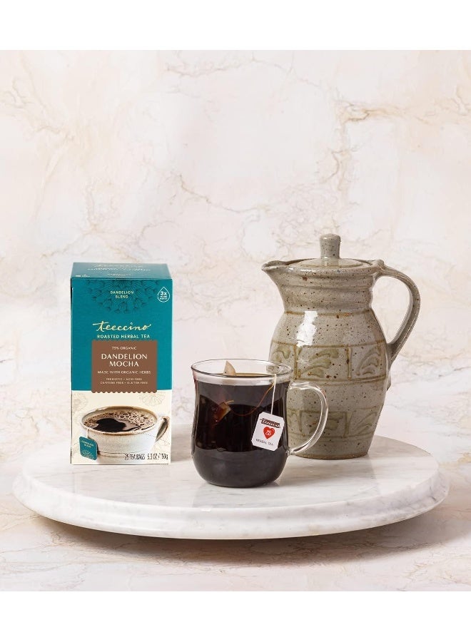 Teeccino Dandelion Mocha Herbal Tea Bags - Image 5
