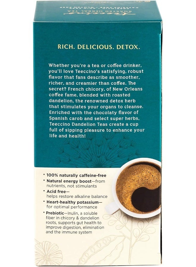 Teeccino Dandelion Mocha Herbal Tea Bags - Image 2