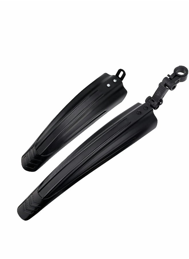 Generic Bike Mudguard Set Fenders Adjustable Bicycle Front and Rear Mud Guard Mountain Mudguards Fender Fits Wheel Sizes of 20",22",24",26",27", 28" MTB Road  - Image 1