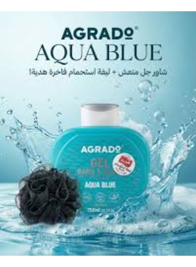 Agrado  Aqua Blue  BATH & Shower Gel - 750 m