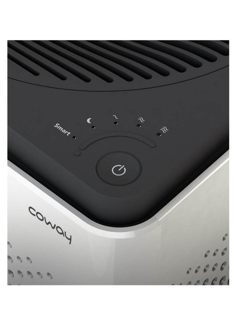 COWAY - COWAY Air Purifier for Extra Large Home Bedroom 2842ft², Dual Purification, 3-in-1 Filter, GreenHEPA, Air Quality Monitor, Removes 99.99% Pet, Dust, Odours, Allergies, Quiet 22db, Made in Korea, AM400 - Image 1