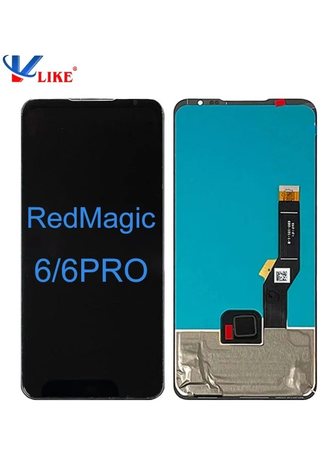 شاشة داخلية عالية الجودة  بديلة ومتوافقة مع موديل تليفون ZTE Nubia Red Magic 6/6Pro - جينريك - Image 1