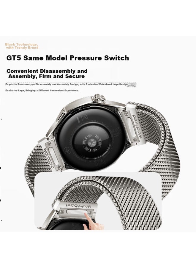 watchbond سوار ساعة Watchbond المتوافق مع Huawei Watch Gt5 Pro/gt6 Pro - Image 4