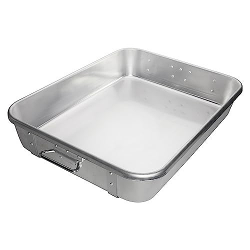 Winco Winware Aluminum Roast Pan 18 Inch x 24 Inch x 4-1/2 Inch - Image 3