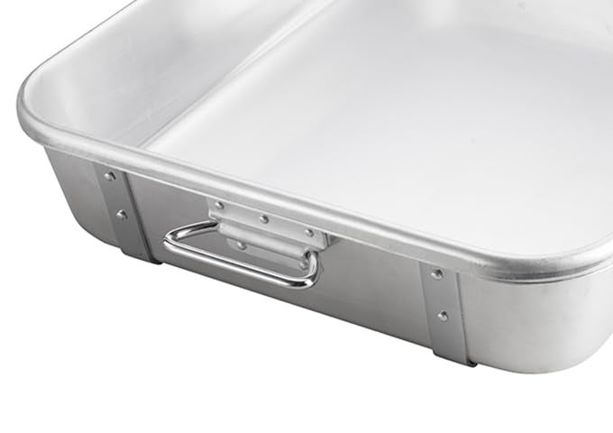 Winco Winware Aluminum Roast Pan 18 Inch x 24 Inch x 4-1/2 Inch - Image 2