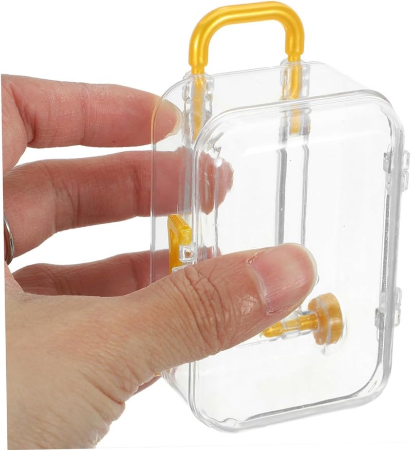 PRETYZOOM 24pcs Suitcase Candy Boxes Transparent Favor Boxes for Weddings Showers Unique Luggage Design for Party Treats and Gifts Sturdy Decorative Packaging - Image 4