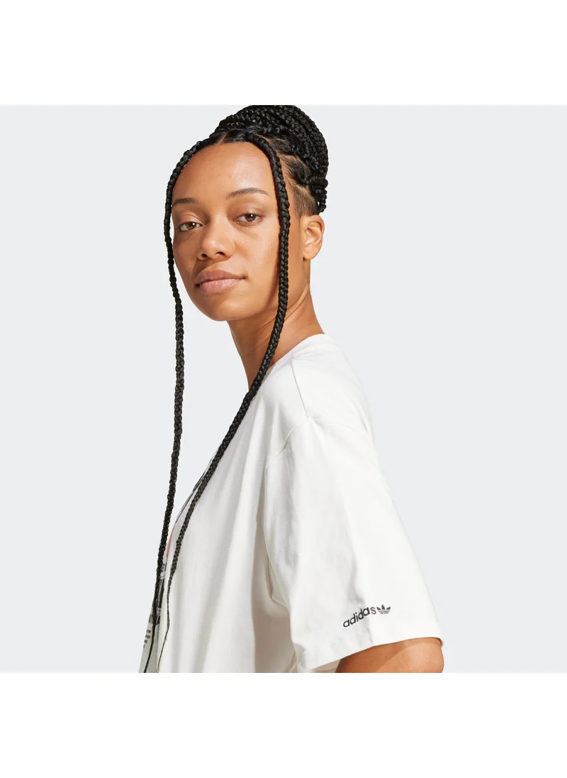 adidas Originals Trefoil Series Flower Loose T-Shirt
