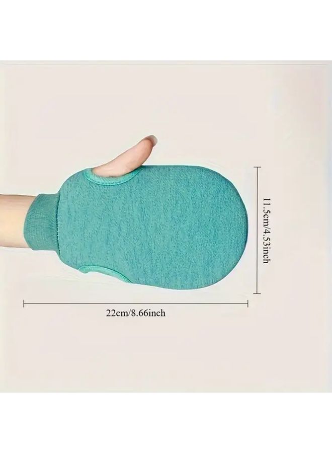 3pcs Exfoliating Bath Gloves Double Sided Massage Scrub - Image 4