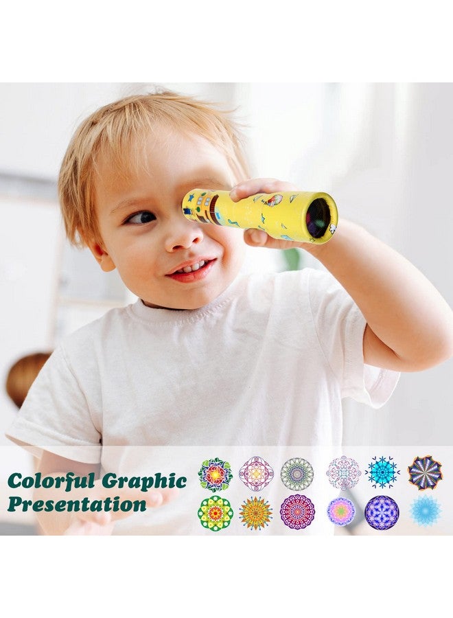 Sosation 24 Pcs Classic Kaleidoscopes Educational Toys Return Gifts Paper Tumble Tube Prism Lens Old Fashioned Vintage Toys Party Favor Valentines Gift for Kids Stock Stuffer, Random Style (Vivid Style) - Image 4
