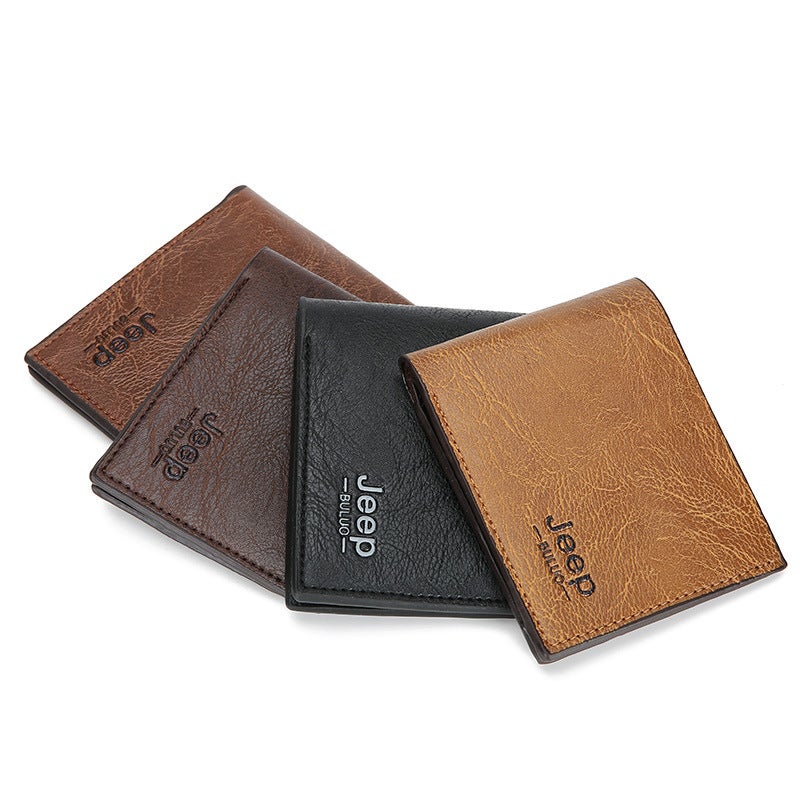 Multifunctional Solid Color PU Leather Wallet, RFID Blocking Design Portable Daily Storage Purse for Cards Cash Coin Business Use - Image 2