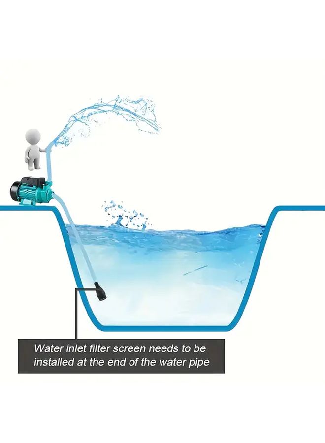 200W DC Vortex Pump 12V 24V 554.76 Gal Per Hour High Flow 25 Meter Lift 1 Inch Outlet Mini Portable Water Pump For Pools Gardens Farms And RVs Durable Metal Construction No Battery Needed Easy Installation Outdoor Water Supply - Image 4
