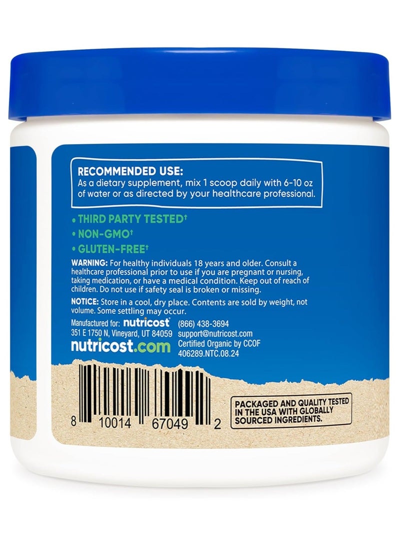 Nutricost مسحوق فطر عرف الأسد العضوي 4 أونصة - معتمد من وزارة الزراعة الأمريكية - Image 4