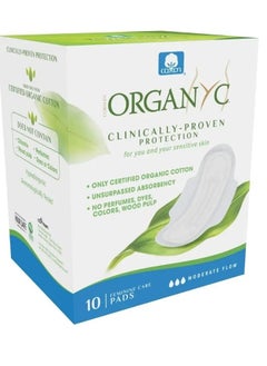 ORGANYC Organyc Sanitary Pads Heavy Flow With Wings (Ultrathin)10'S 