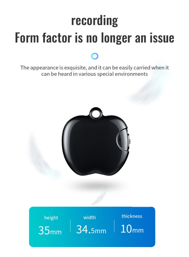 قلم تسجيل صوتي Q55 صوت إلى نص Mp3 Ai ذكي عالي الدقة لتقليل الضوضاء قلم تسجيل التحكم الصوتي - اللون: إنجليزي Q36-السعة: لا يشمل بطاقة الذاكرة - Image 1