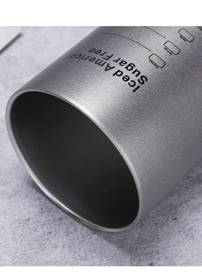 MLADEN Vacuum Insulated Stainless Steel Coffee Mug Tumbler with Lid and Straw for Travel Car Office Home Outdoor Use Iced Tea Coffee Smoothie Daily Use - Image 3
