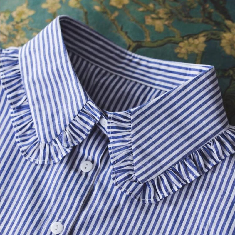 WENLOOY Fake Collar Detachable Blouse Dickey Collar Half Shirts Faux False Collar for Women & Girls Favors - Image 4