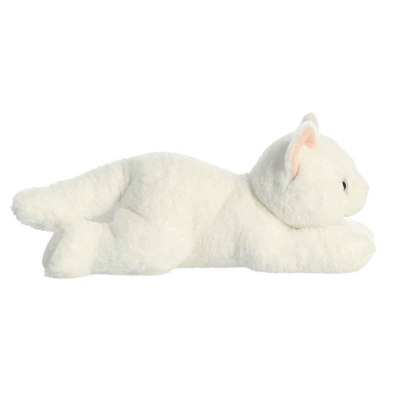 AuroraÂ® Adorable Flopsieâ„¢ Precious White Kittyâ„¢ Stuffed Animal - Used to Create Imaginative Play Adventures - Perfect for Birthdays, Kids and Adults, All Ages - White 12 Inches - Image 3
