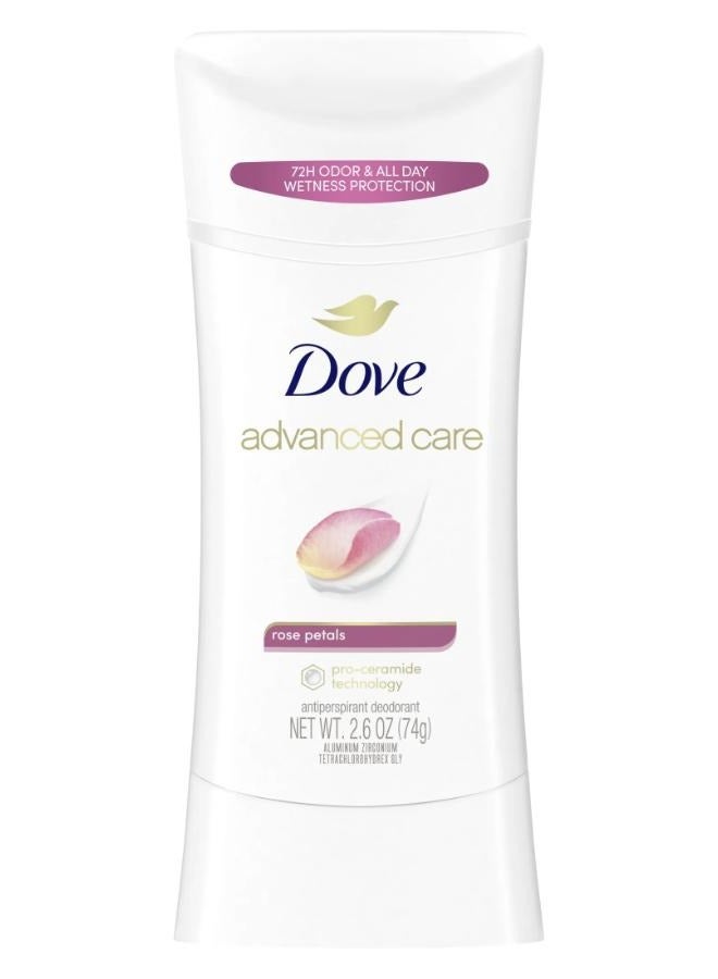 دوف مزيل العرق ومضاد التعرق من أدفانسد كير بتلات الورد 74 جم