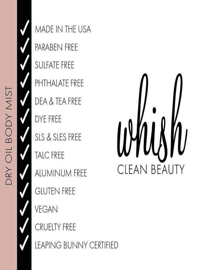 Whish Dry Oil Body Mist with Bakuchiol, 4oz - Image 2