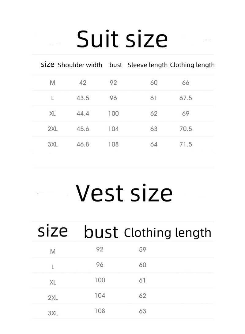 KUYING New Slim Fit Suit Three Piece Set  - Image 2