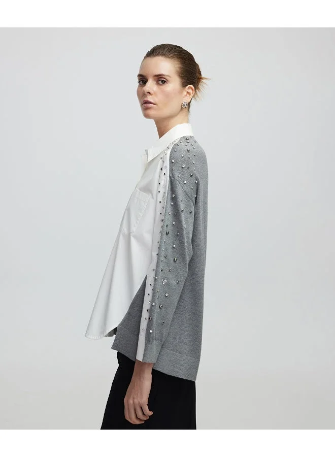 ابيكول قميص بخامات متنوعة