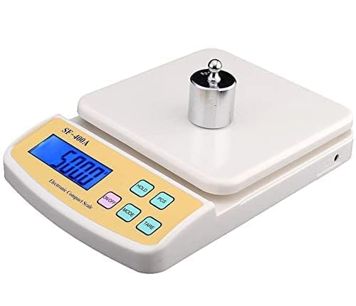 SANGOZS Kitchen Weighing Scale With Tare Function SF 400A with Adaptor 10 kg Digital MultiPurpose food weight machine for shop home use baking small portable countertop Plastic ABSPack of 1 - Image 2