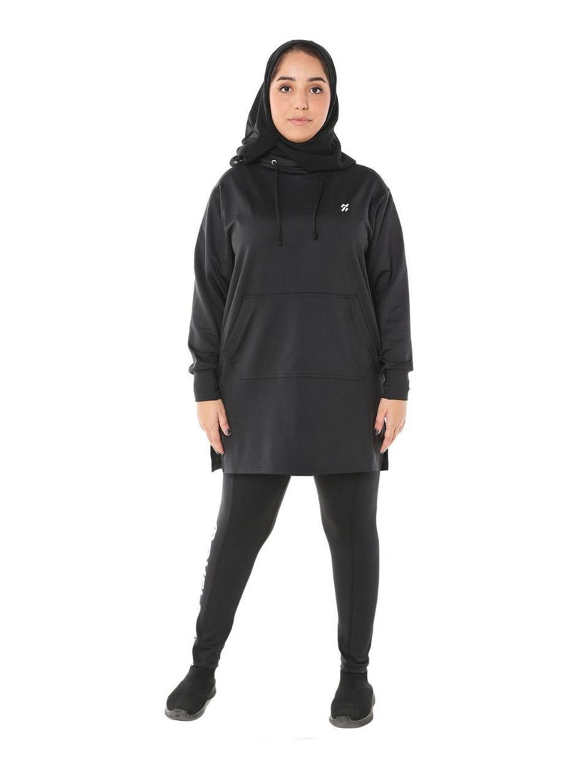 موفليتكس هودي نسائي محجبات فضفاض ثقب للإبهام - Image 1