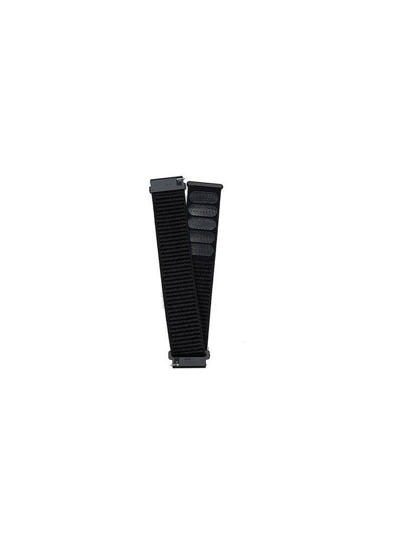 Replacement Nylon Nato Strap 20mm For Amazfit Bip 3 / Bip 3 Pro  - Black - Image 2